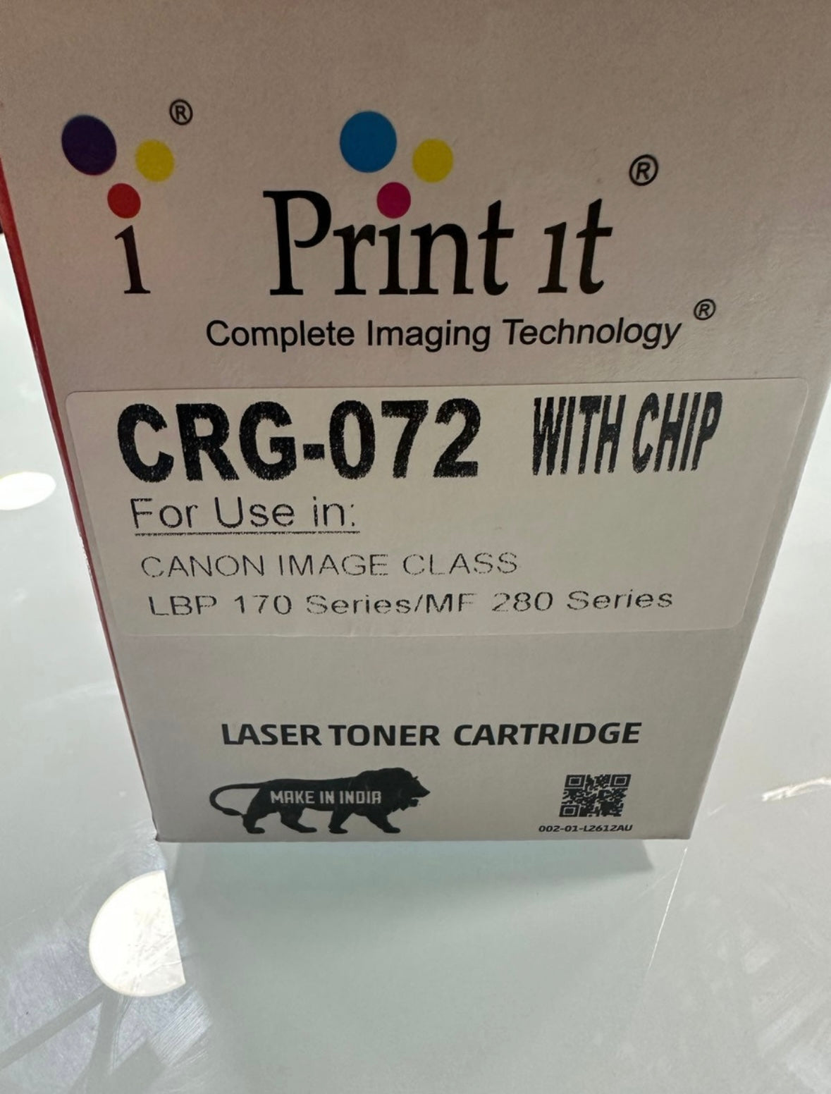 Print IT 072 Toner Cartridge (with CHIP) for imageCLASS MF284dw and all MF 280 Series, LBP172dw Black Ink Toner
