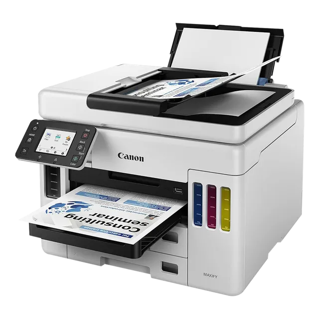 Canon Maxify GX7070 Wireless Color All-in-One Ink Tank Printer (Contact Image Sensor, 4471C012AA, Black)