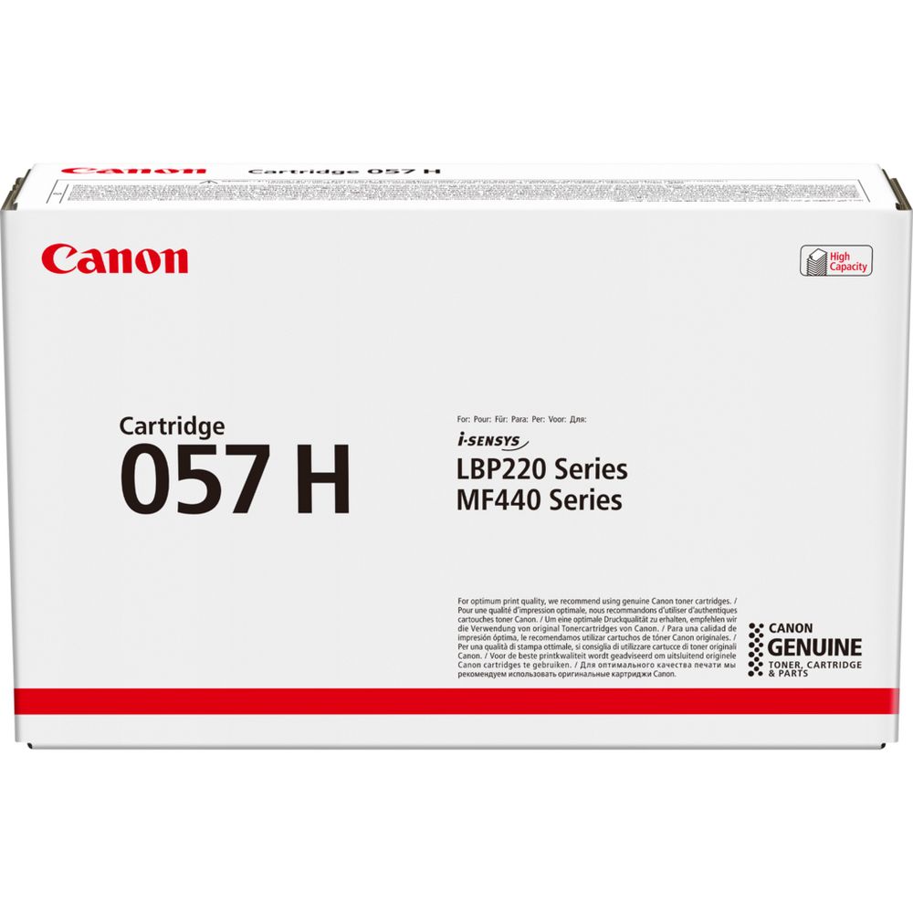 Canon 057H Black High Yield Original Toner Cartridge (3010C003AA)