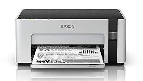 Epson M1120 Ecotank Monochrome Wi-Fi Ink Tank Printer, Black (ADDITIONAL 3 YEARS WARRANTY)