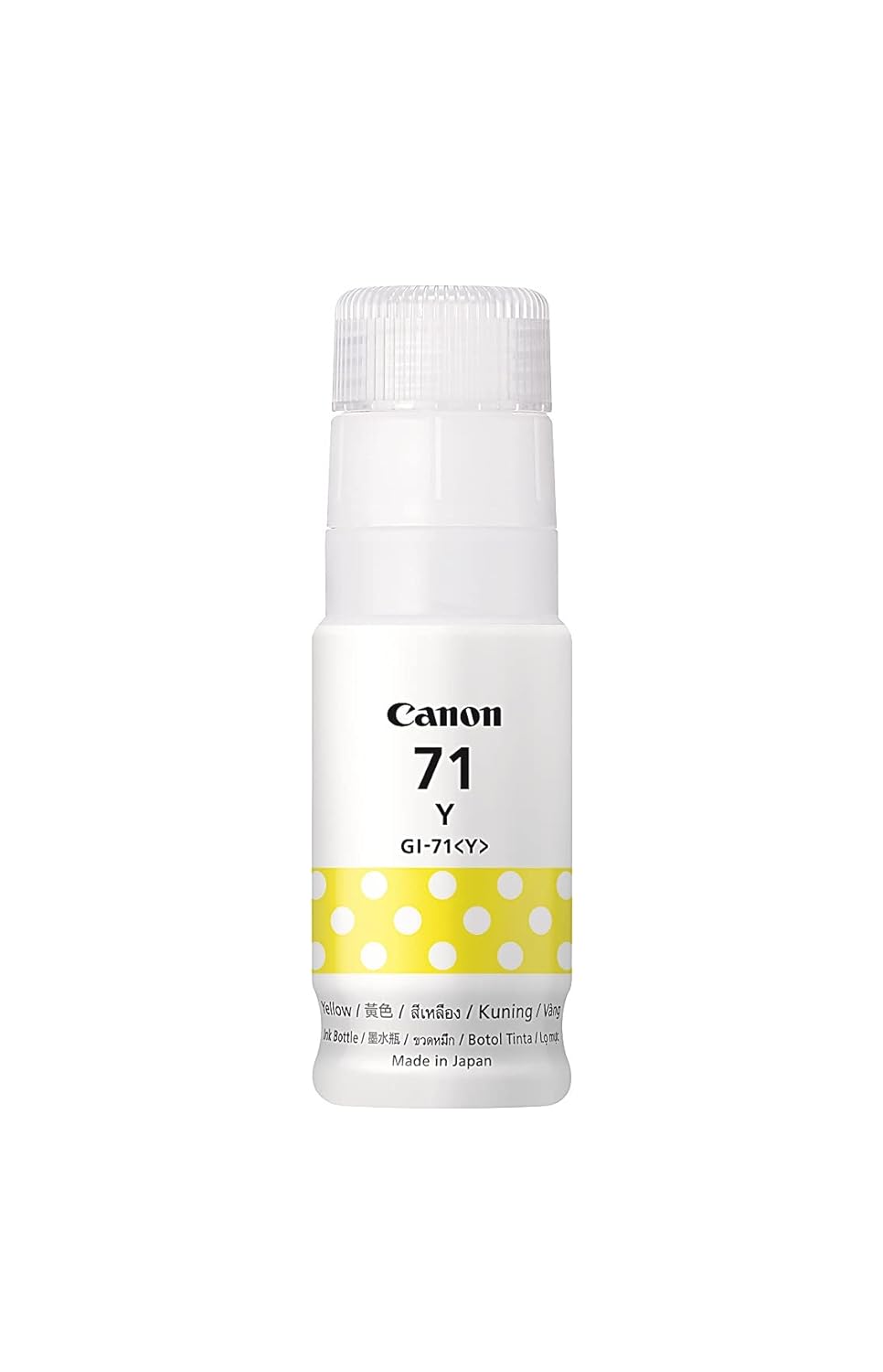 Canon PIXMA GI71Y Yellow Ink bottlefor G1020,G2020,G3020,G2060,G3060, G1737,G2770,G3770,G4770, G1730,G2730,G3730