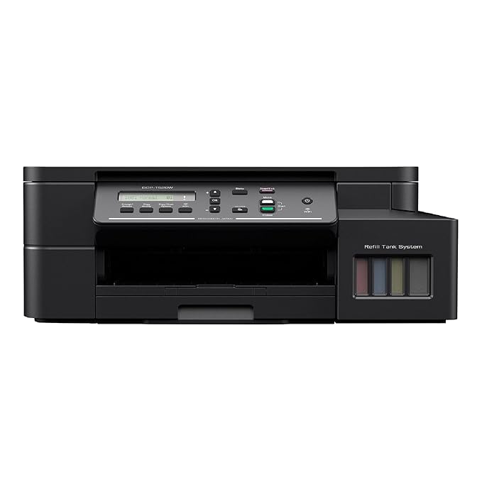 Brother Dcp-T520W All-in One Ink Tank Refill System Solid Ink Printers with Built in-Wireless Technology,Black