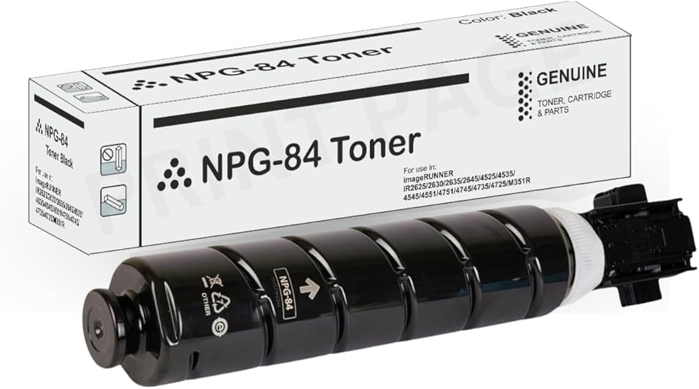 Canon NPG-84 Black Toner Cartridge for iR2625, iR2630, iR2635 & iR2645