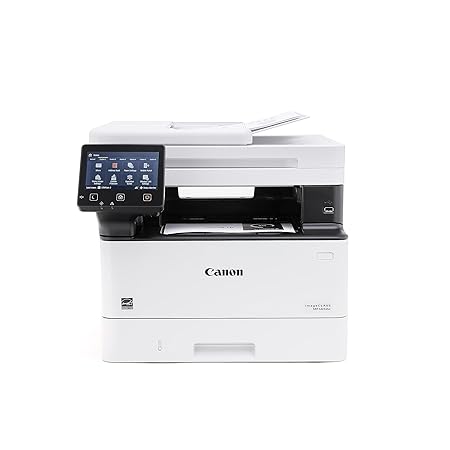 Canon imageCLASS MF465dw - Monochrome, Duplex Wireless Laser Printer, All-in-One with Scanner, Copier, Fax, Home or Office, Auto Document Feeder, Mobile Ready, Warranty, 40 PPM, White