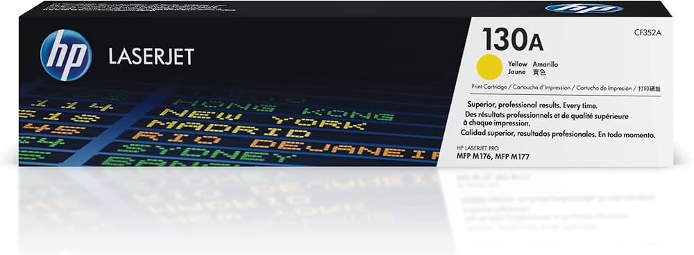 HP 130A Yellow Original LaserJet Toner Cartridge