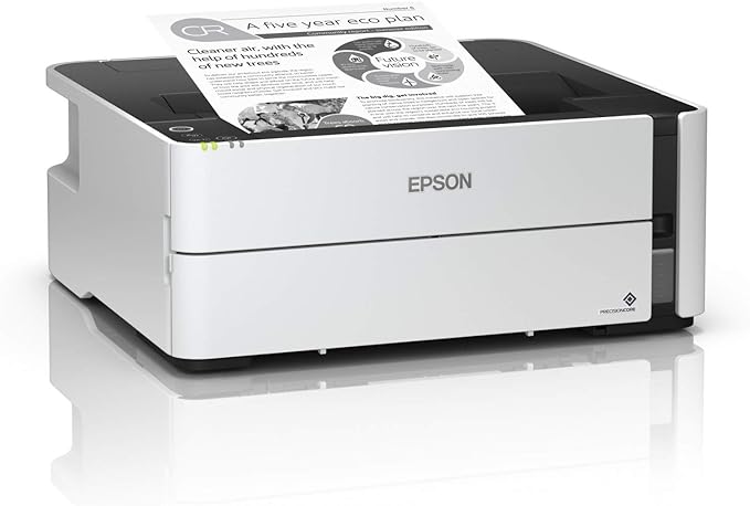 Epson Ecotank Monochrome M1180 Wi-Fi Inktank Printer, Black (ADDITIONAL 3 YEARS WARRANTY)