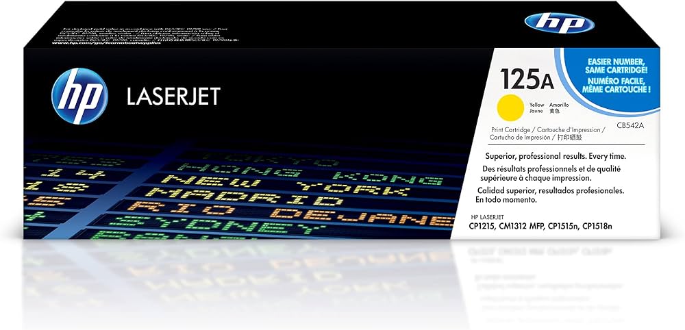 HP 125A Yellow LaserJet Print Cartridge