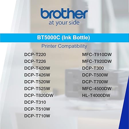 Brother BT5000C Ink Bottle (Cyan)