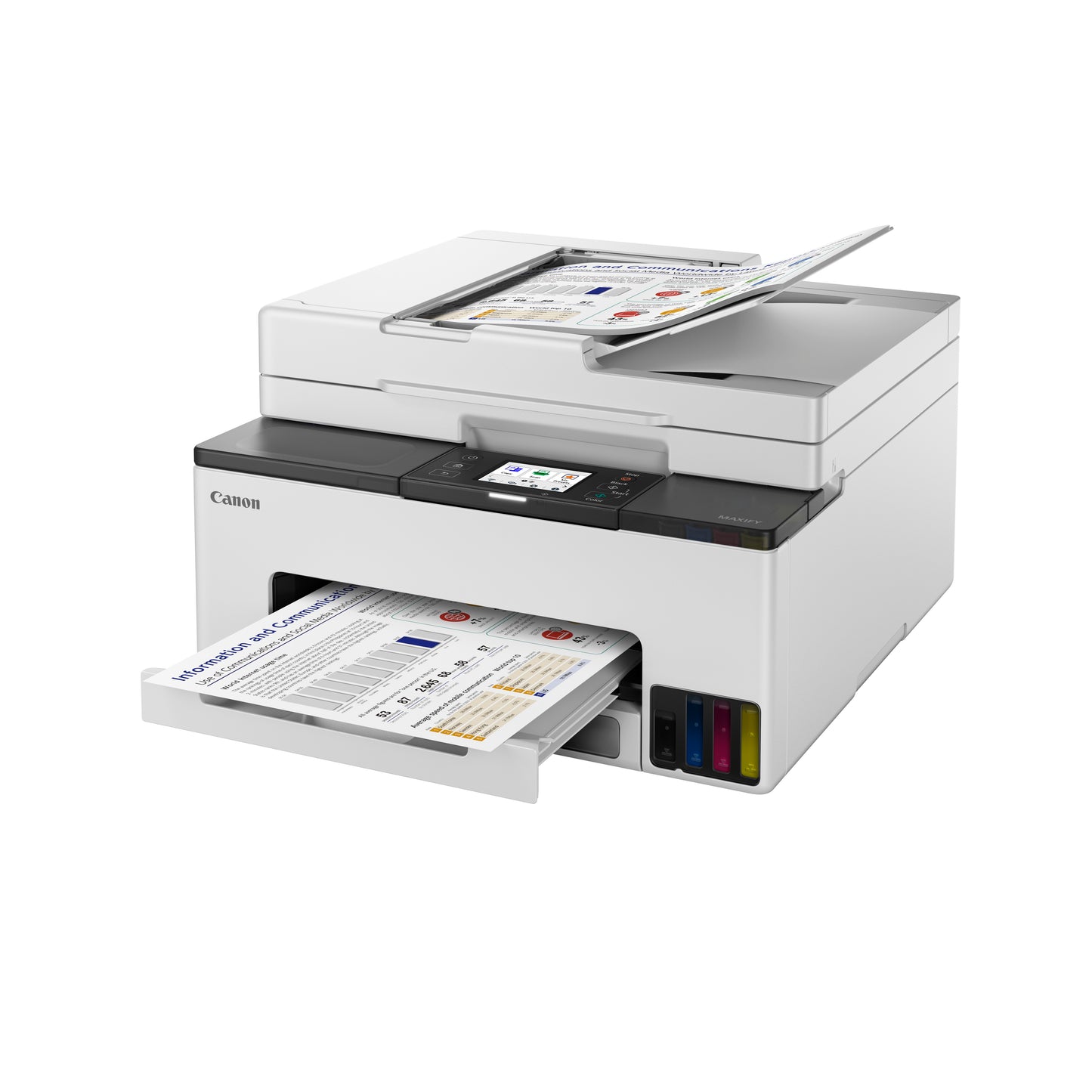 Canon GX2070 Multi-Function Color Ink Tank Printer with LCD Touchscreen
