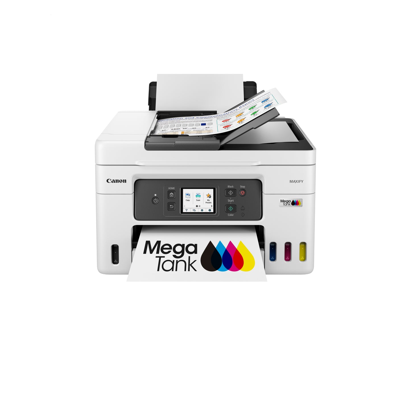 Canon MAXIFY GX4070 A4 Wi-Fi All-In-One Colour Business Ink Tank Printer with ADF, Duplex & Fax