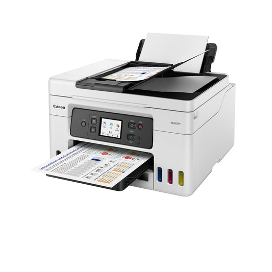 Canon MAXIFY GX4070 A4 Wi-Fi All-In-One Colour Business Ink Tank Printer with ADF, Duplex & Fax