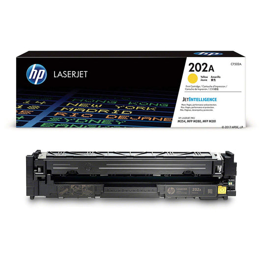 HP 202A Yellow Original LaserJet Toner Cartridge