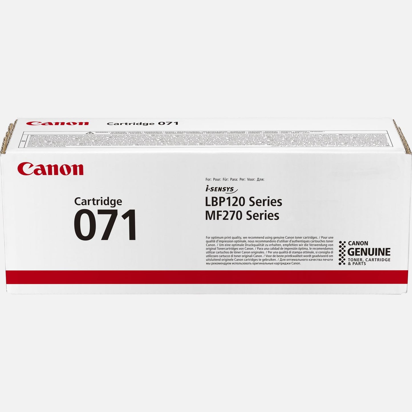 Canon 071 Black Toner Cartridge for i-SENSYS LBP122dw, i-SENSYS MF275dw & i-SENSYS MF272dw
