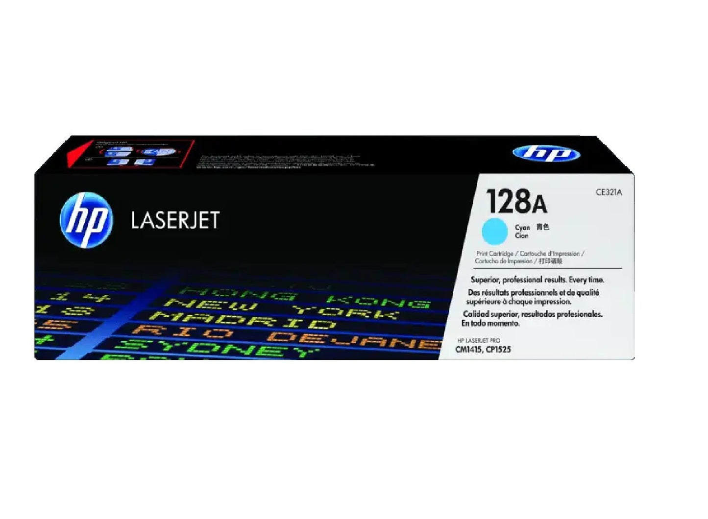 HP 128A Cyan LaserJet Print Cartridge