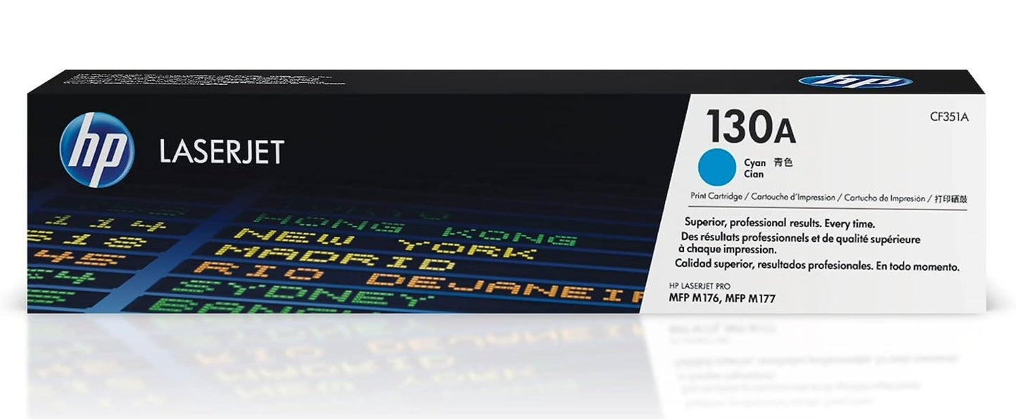 HP 130A Cyan Original LaserJet Toner Cartridge