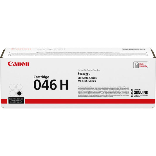 Canon 046H Black High Yield Original Toner Cartridge (1254C003AA)