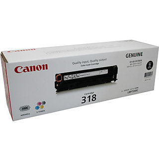 Canon 318 Genuine Black Toner Cartridge for Laser Printer