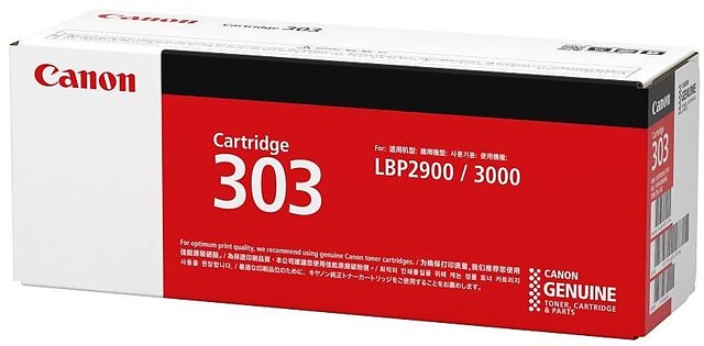 Canon 303 Toner Cartridge Black, Standard