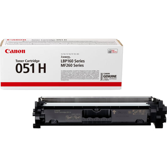 Canon 051H Black High Yield Original Toner Cartridge (2169C003AA)