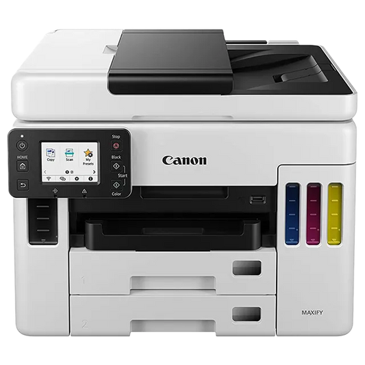Canon Maxify GX7070 Wireless Color All-in-One Ink Tank Printer (Contact Image Sensor, 4471C012AA, Black)