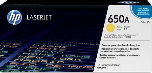 HP 650A Yellow Original LaserJet Toner Cartridge