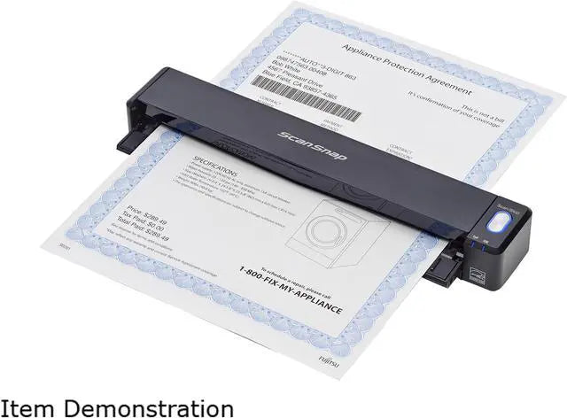 Fujitsu ScanSnap iX100 side view