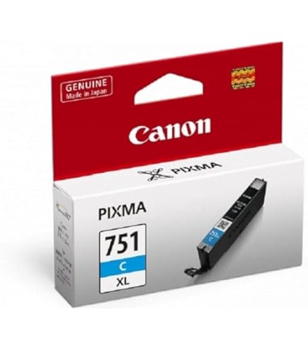Canon Pixma CLI-751C Cyan Ink Tank Cartridge