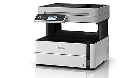 Epson Monochrome M3180 All-in-One Duplex InkTank Printer Print,Copy,Scan FAX,ADF, Black, Medium (ADDITIONAL 3 YEARS WARRANTY)