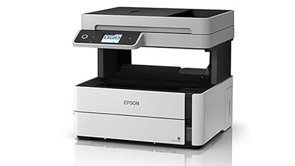 Epson Monochrome M3180 All-in-One Duplex InkTank Printer Print,Copy,Scan FAX,ADF, Black, Medium (ADDITIONAL 3 YEARS WARRANTY)