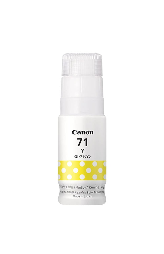 Canon PIXMA GI71Y Yellow Ink bottlefor G1020,G2020,G3020,G2060,G3060, G1737,G2770,G3770,G4770, G1730,G2730,G3730