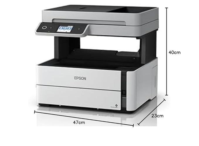 Epson Ecotank Monochrome M3170 All-in-One Duplex Wi-Fi Inktank Printer, White (ADDITIONAL 3 YEARS WARRANTY)
