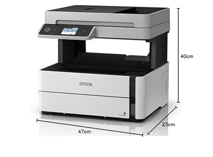 Epson Ecotank Monochrome M3170 All-in-One Duplex Wi-Fi Inktank Printer, White (ADDITIONAL 3 YEARS WARRANTY)