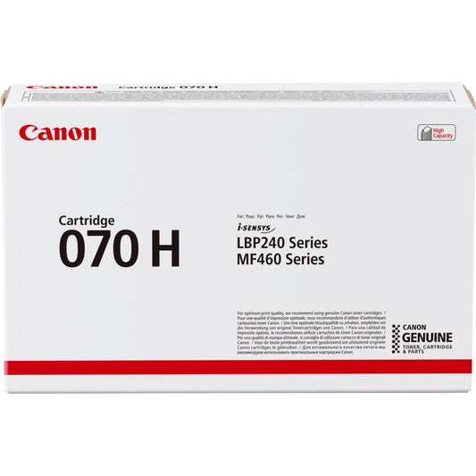 Canon 070H Black High Yield Original Toner Cartridge (5640C003AA)