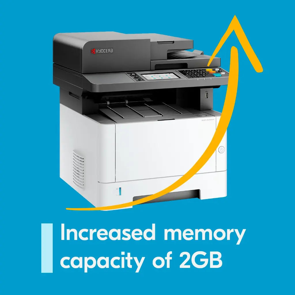 Kyocera ECOSYS MA4000wifx 40ppm
Monochrome Multifunctional Laser
Printer with Dual Scan Document
Processor,