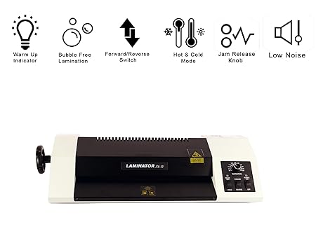 Excelam XL-12 Best Quality Lamination Machine | Laminating Up Till 12" Size & 400 Micron