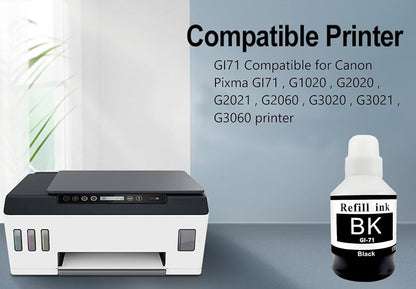Canon BK71 70ml Black Dye-Based Ink Bottle
