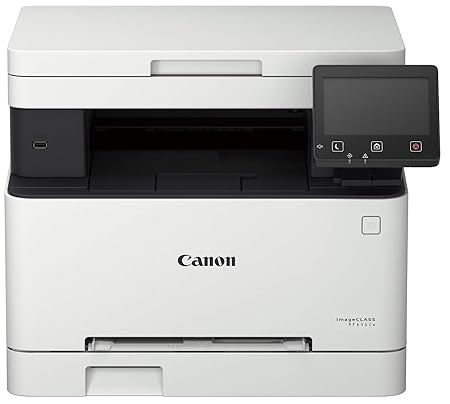 Canon imageCLASS MF641CW Multi Function Laser Colour Printer, White / Black, Medium (MF 641CW)