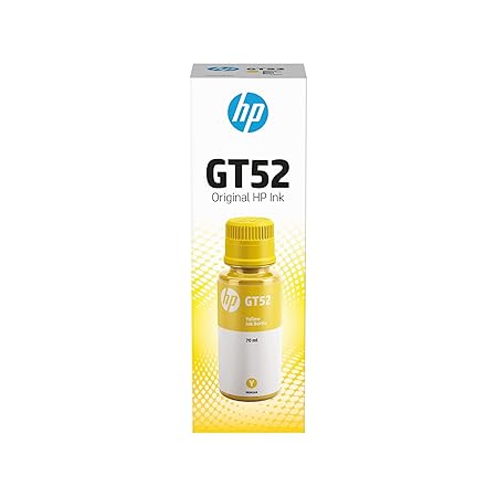 HP GT52 70-ml Yellow Original Ink Bottle
