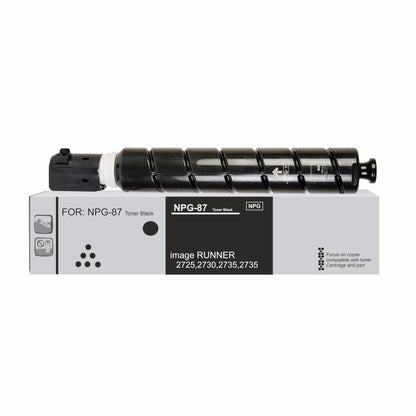 Canon NPG-87 Black Toner Cartridge for iR2725, iR2730 & Ir2745, CEXV63