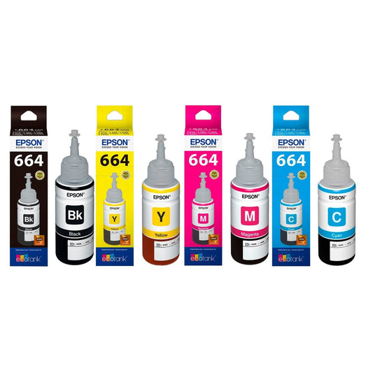 Epson Original T664 Four Color Ink Bottle Set
