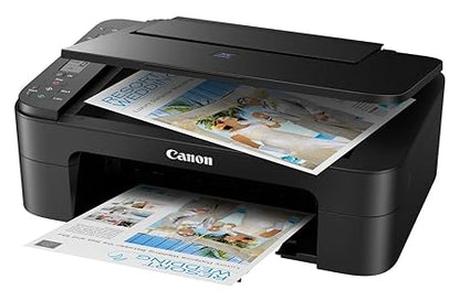 Canon PIXMA E3370 All-in-One Wireless Ink Efficient Color Printer (Black)