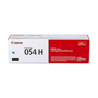 Canon Genuine Toner, Cartridge 054 Cyan,  1 Pack Color imageCLASS MF641Cdw, MF642Cdw, MF644Cdw, LBP622Cdw Laser Printers