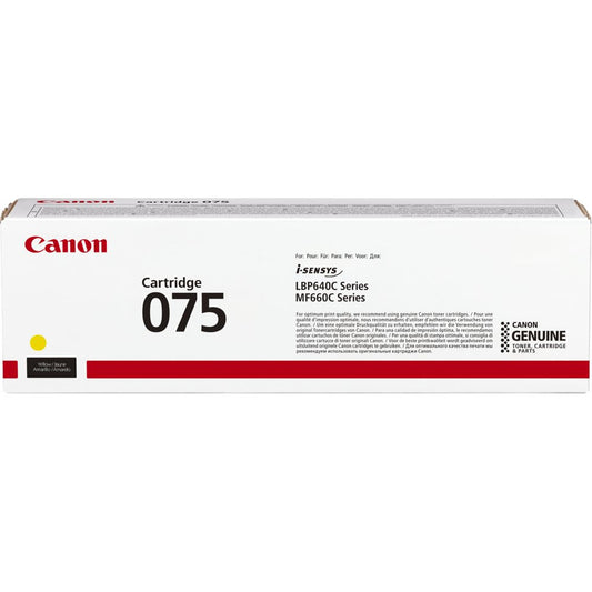 Canon 075 Yellow Original Toner Cartridge (6362C003AA)