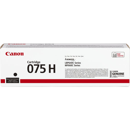 Canon 075H Black High Yield Original Toner Cartridge (6369C003AA)