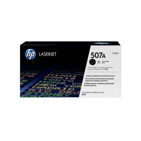 HP 507A Black Original LaserJet Toner Cartridge