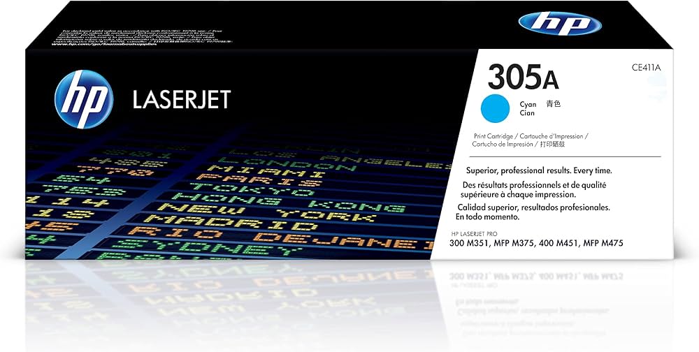 HP 305A Cyan LaserJet Cartridge