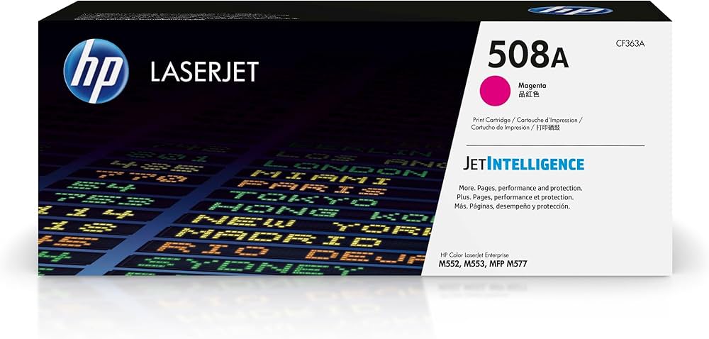HP 508A Magenta LaserJet Toner Cartridge