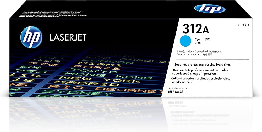 HP 312A Cyan LaserJet Toner Cartridge