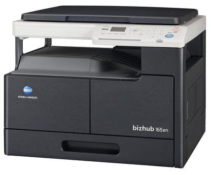 KonicaMinolta bizhub 165en Multi-Functional 16 PPM Scanner/Copier/Network Laser Printer (A3, A4 & A5 Print Size Capabilities Grey, 570 X 531 X 449 mm)