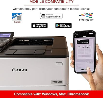 Canon imageCLASS LBP246dw - Monochrome Duplex, Wireless Laser Printer, Single Function, Mobile Ready, with 1 Year Limited Warranty, 42 PPM